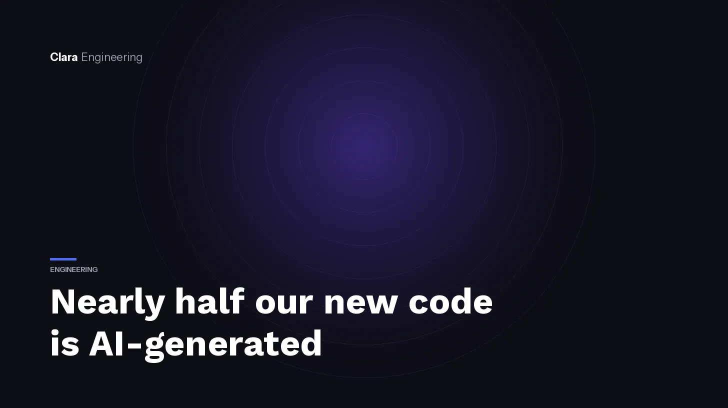Concentric indigo rings over a light gradient background